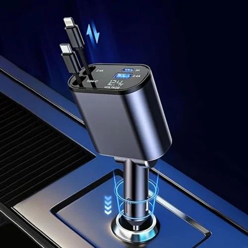 120 Volt Car Retractable Charger