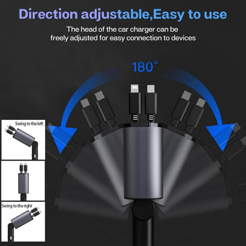 120 Volt Car Retractable Charger